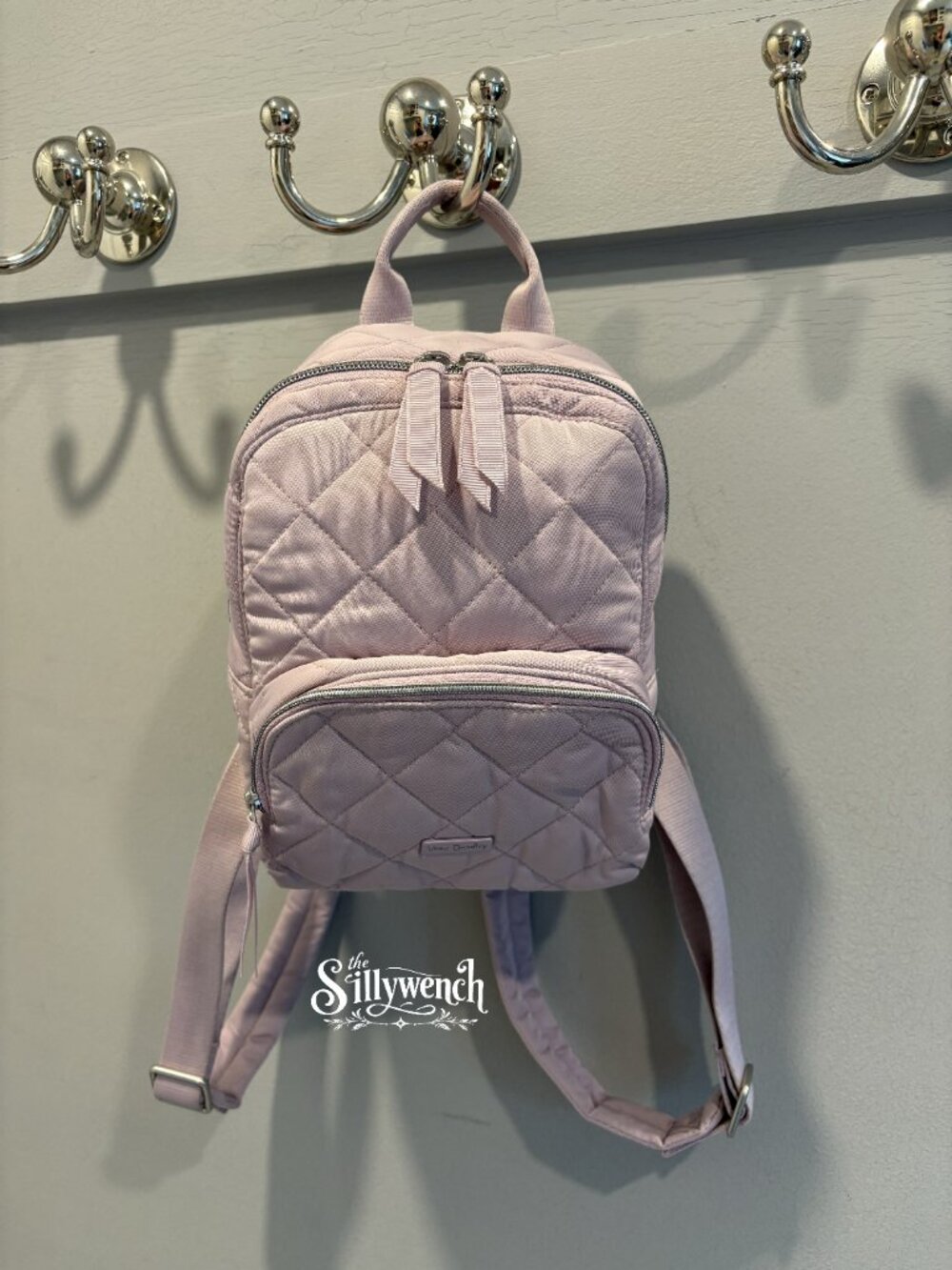Vera Bradley Hydrangea Pink Mini Backpack in Performance Twill